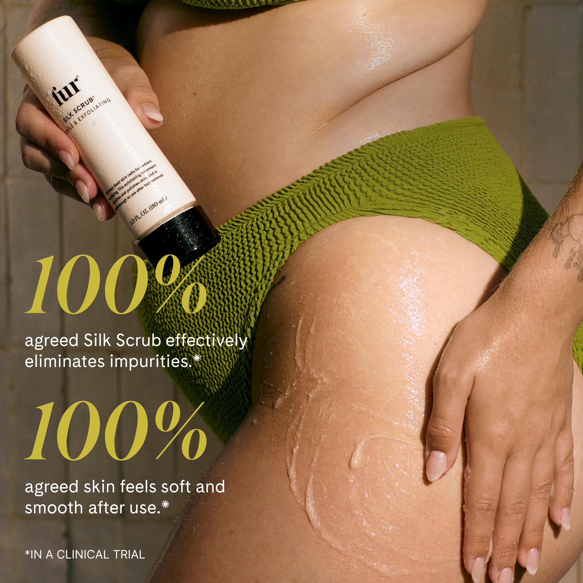Fur Silk Scrub featuring pineapple and papaya enzymes for natural exfoliation benefits.