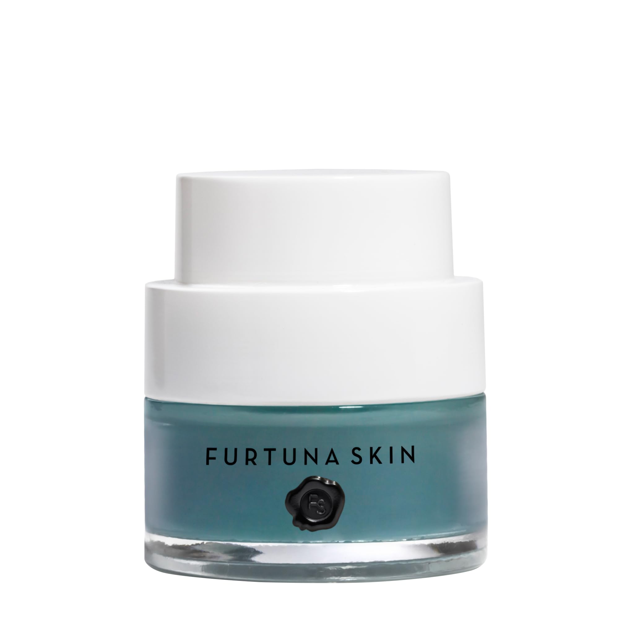 Furtuna Skin Olive Replenishing Balm jar closeup for rich hydration.