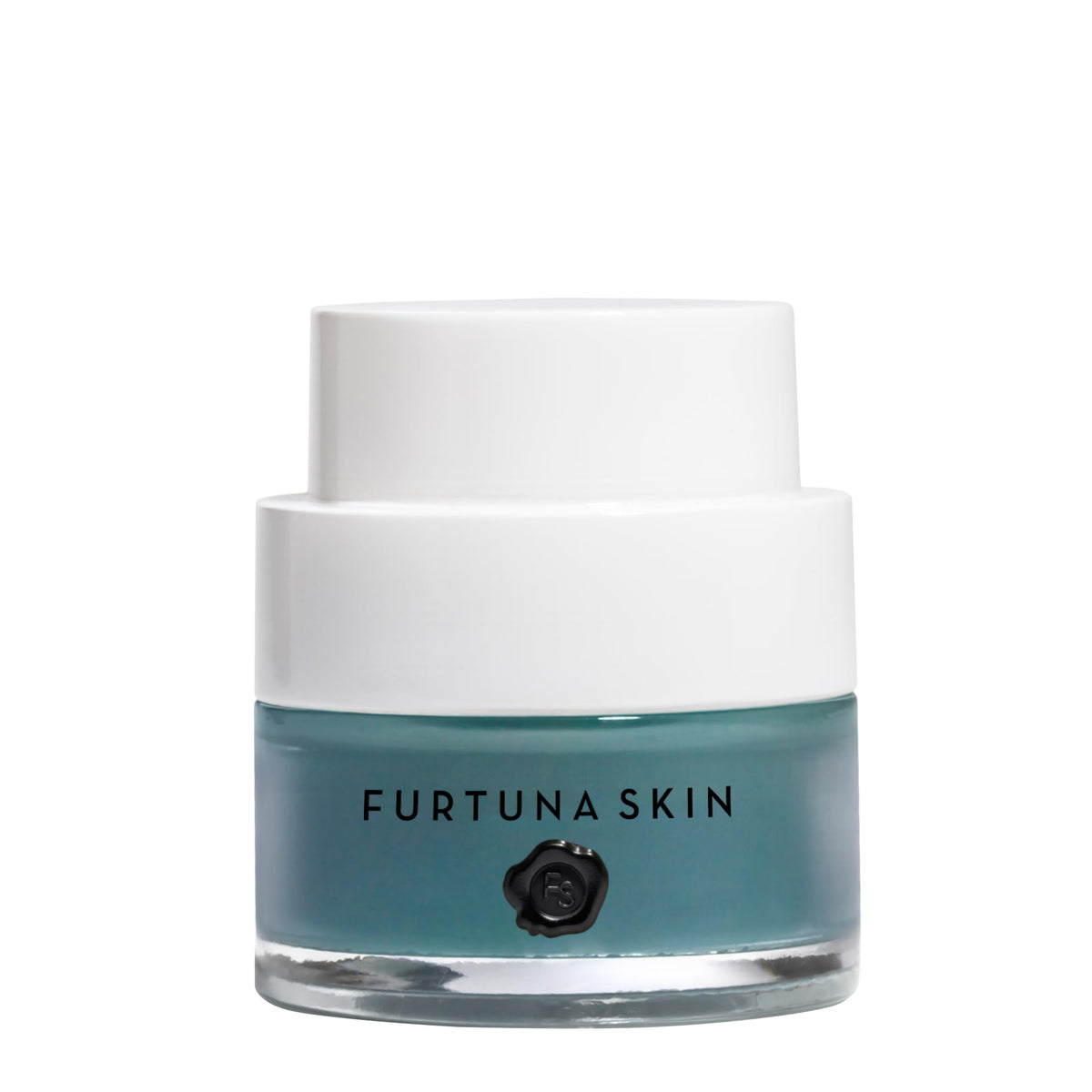 Furtuna Skin Olive Replenishing Balm jar closeup for rich hydration.