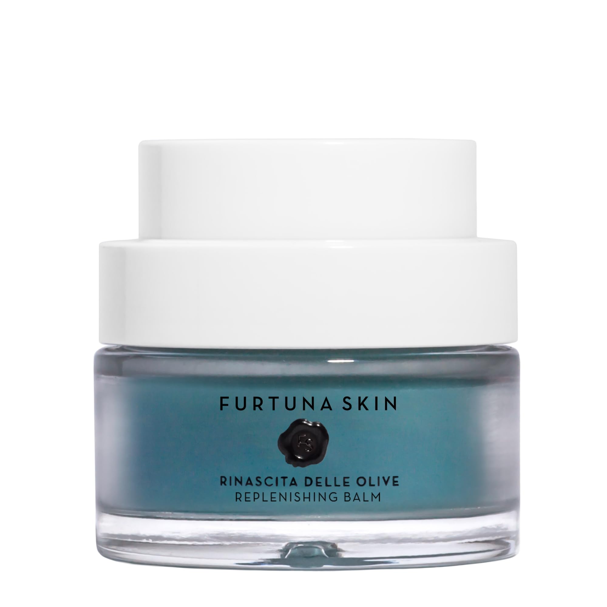 Furtuna Skin Replenishing Balm bottle pour showing hydration aroma and feel