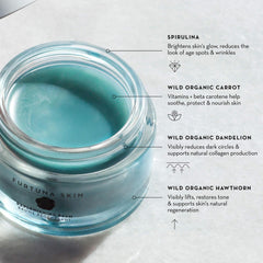 Furtuna Skin wild-foraged complex herbs visible for skin balance.