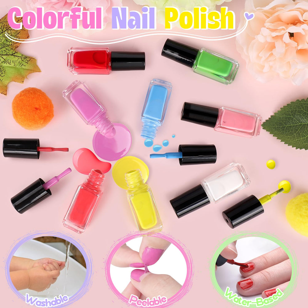 FUSPWEAO Kids Nail Polish Set nail dryer speeding up drying