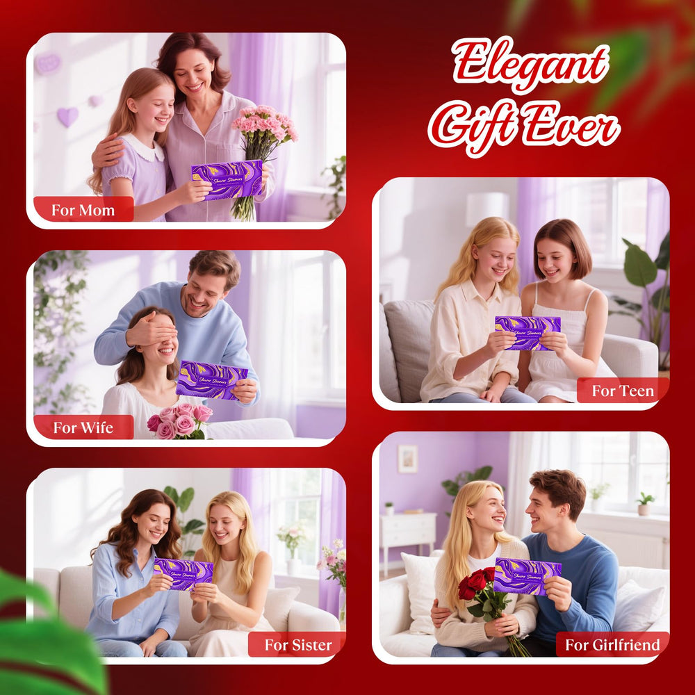 Futricy eight-pack shower steamers layout showing variety of scents.