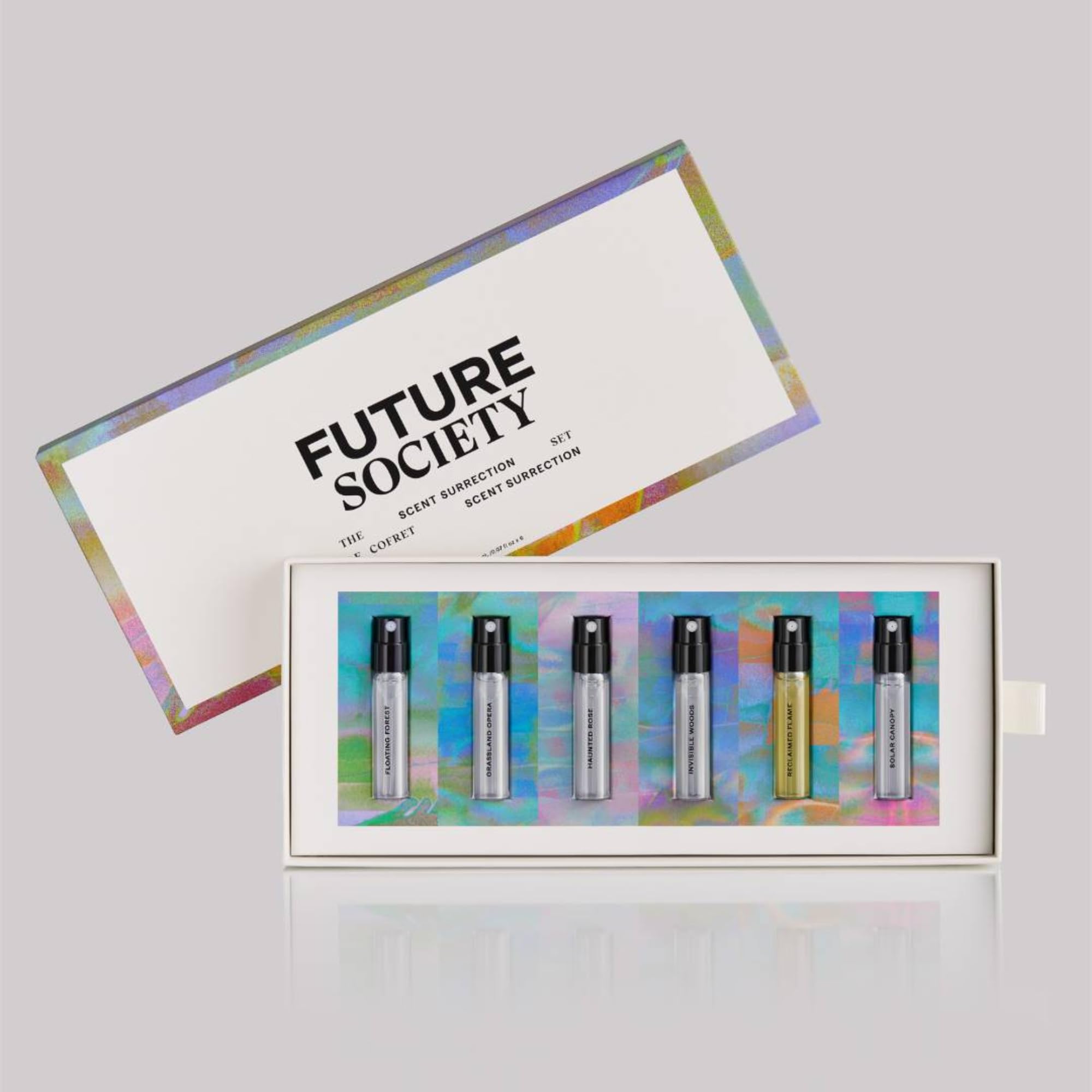 Future Society Grassland Opera mini bottle, green notes for fresh office wear.