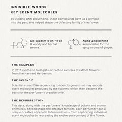 Future Society Invisible Woods label highlighting authentic brand heritage.