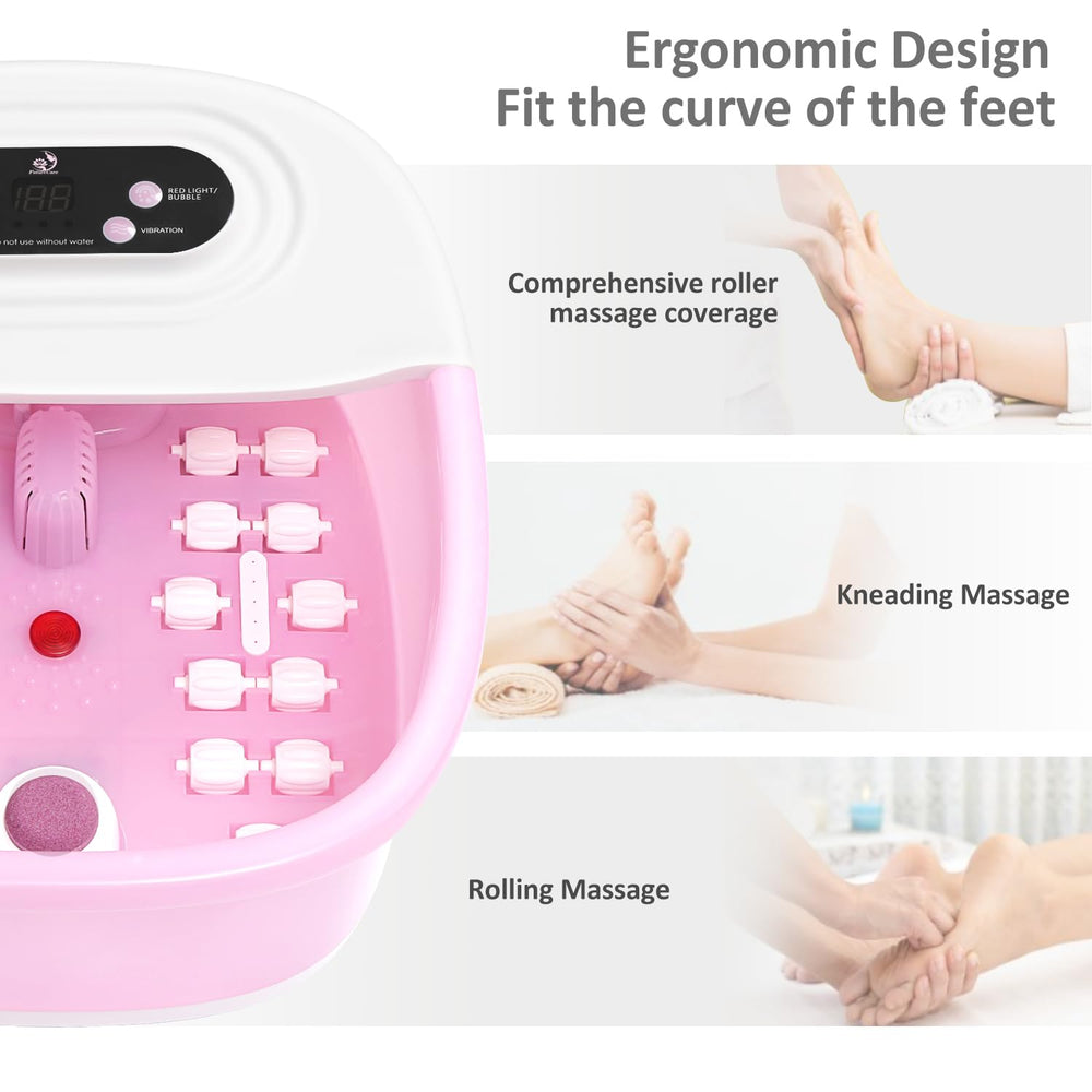 FutureCare foot spa infrared light feature for warm, soothing sessions