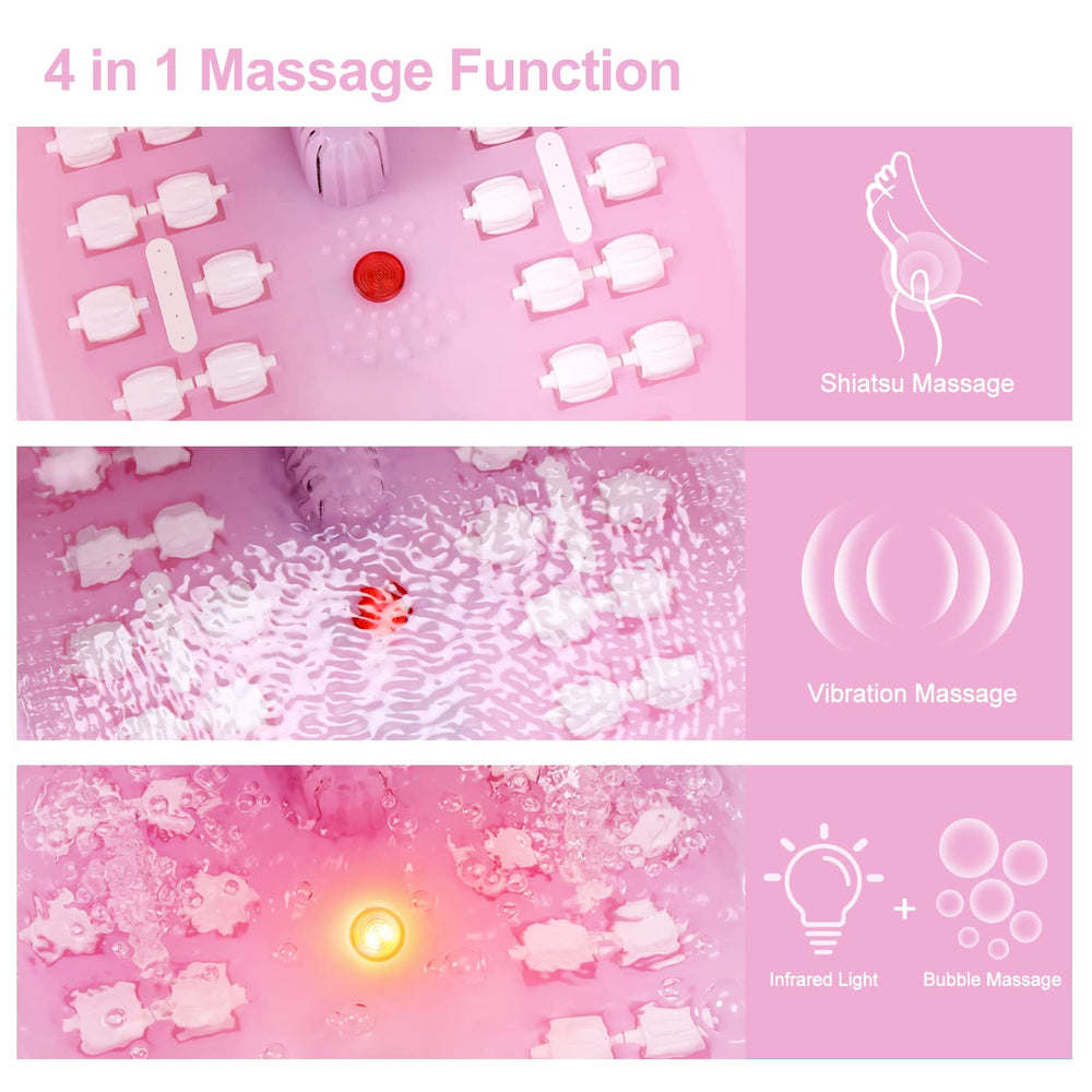 FutureCare foot spa infrared light enhances circulation during soak
