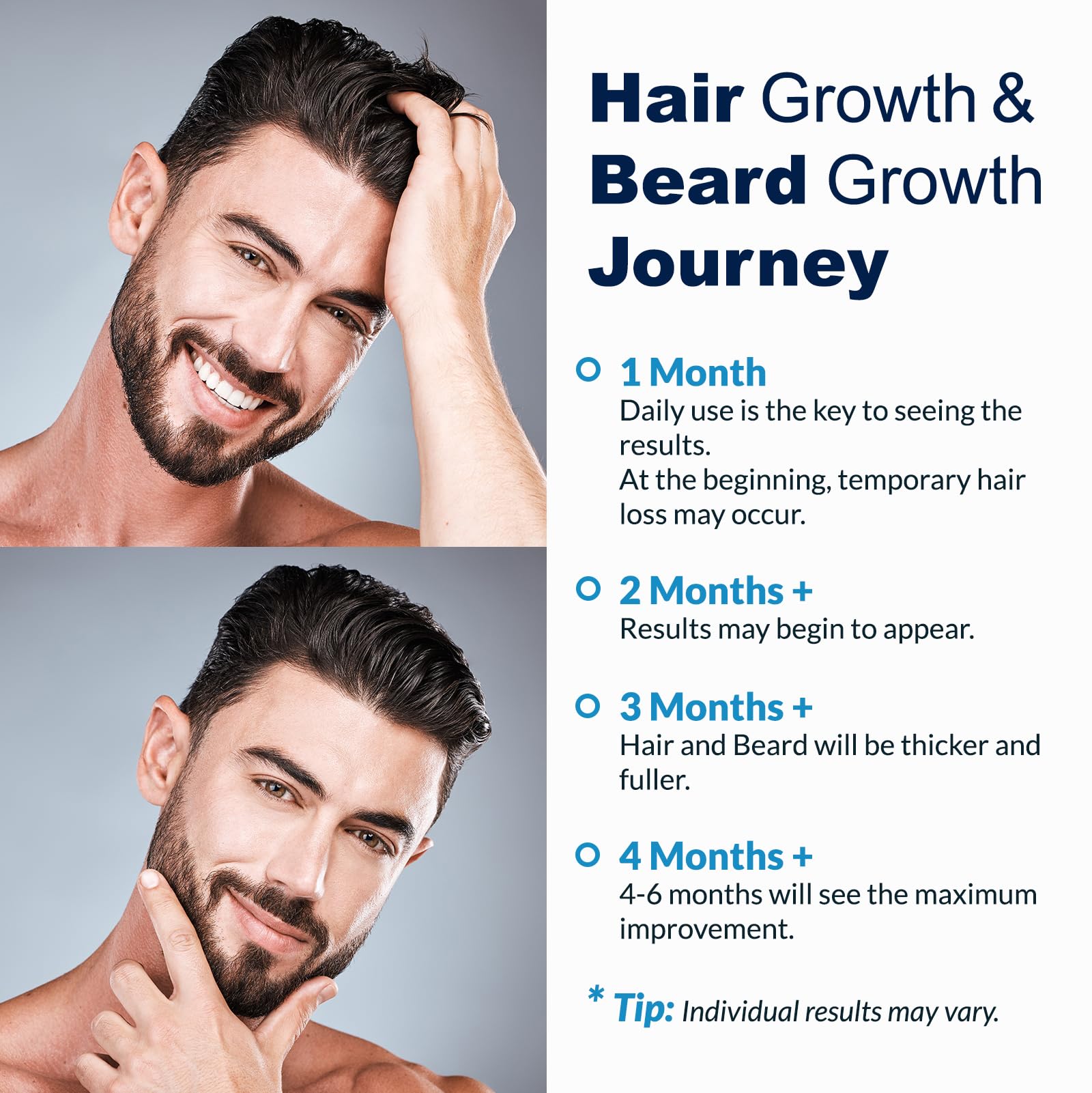 FUZYAT 1 ml application on dry hair for thinning areas.