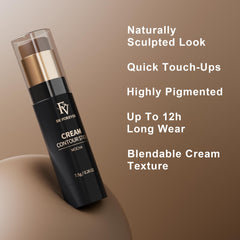 FV Contour and Bronzer Stick 02 Mocha swatch shows warm-neutral tint for versatile tones