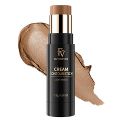 FV Contour Stick Light Amber swatch on skin demonstrates creamy, blendable contour for natural definition.