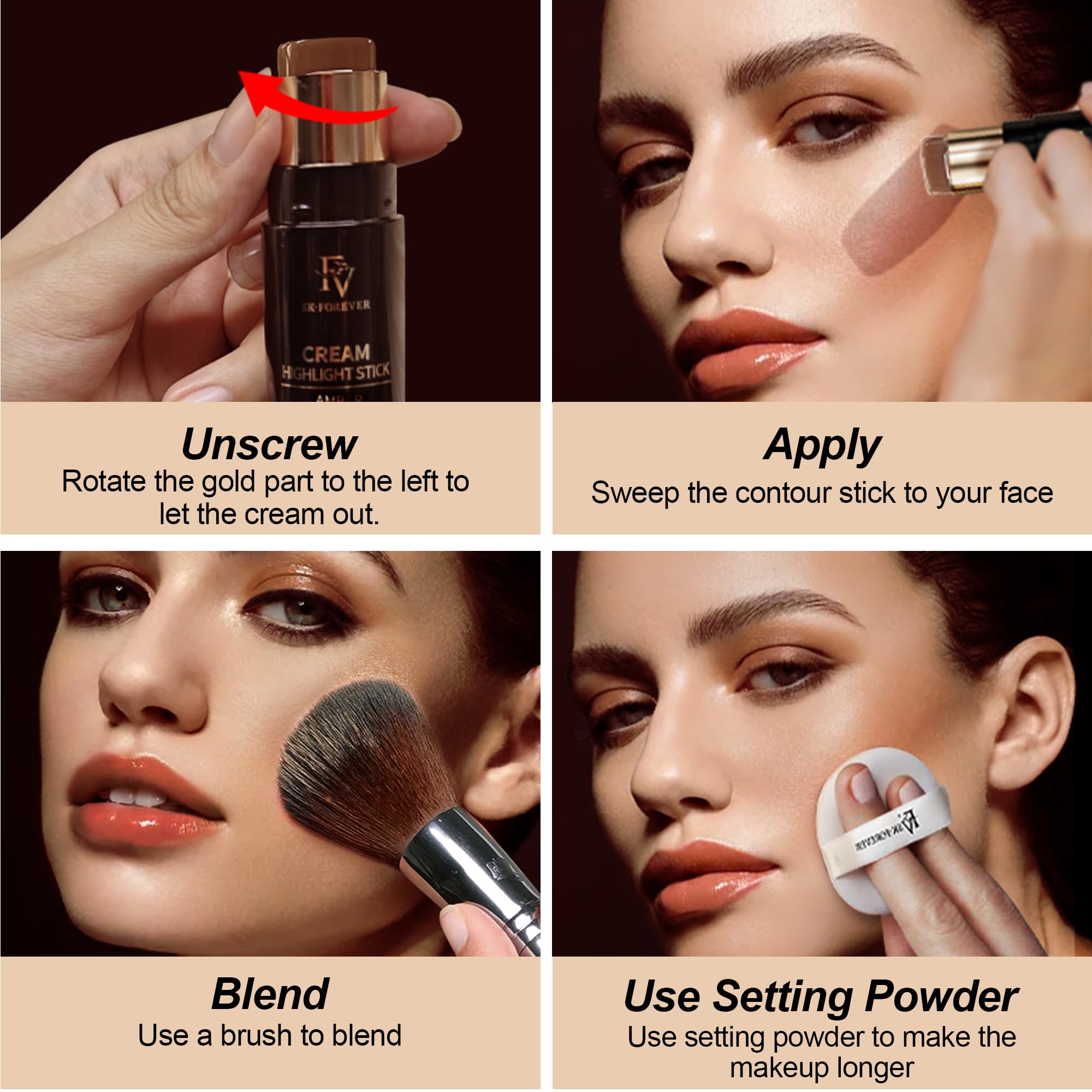 FV Contour Stick travel-friendly design for on-the-go touch-ups