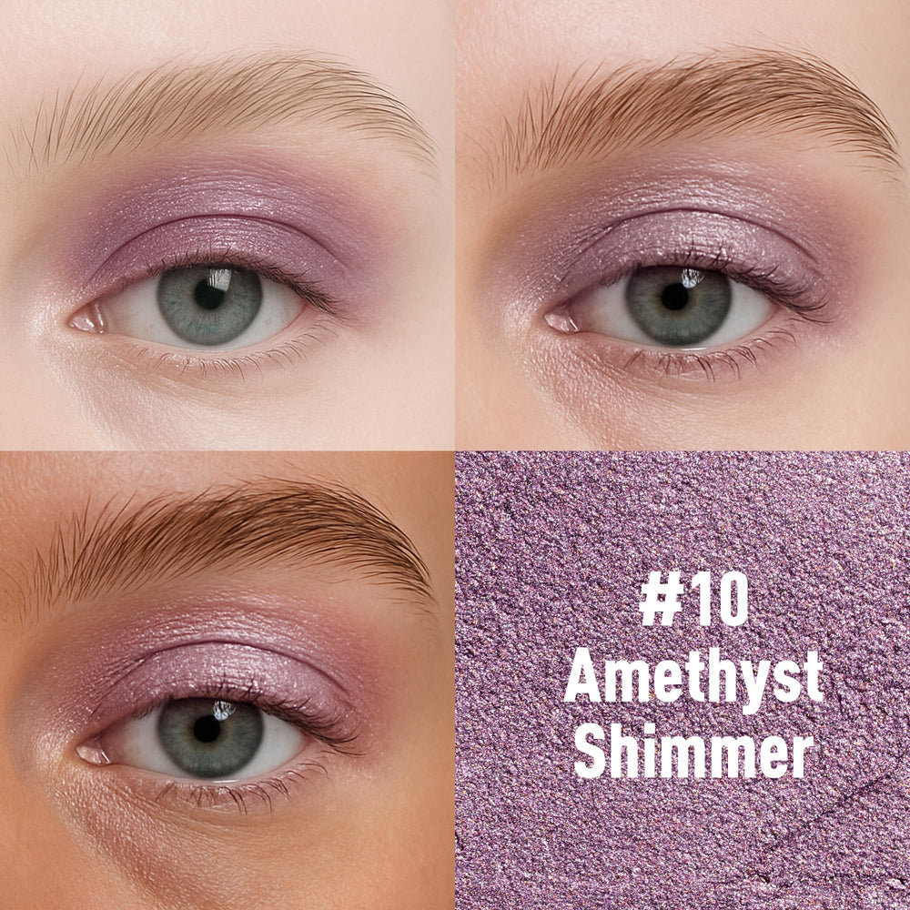FV Cream Shimmer Eyeshadow Stick Amethyst Shimmer swatch reveals pigment-rich glow