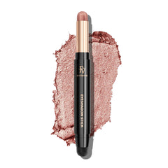 FV Cream Shimmer Eyeshadow Stick Rose Shimmer cap shows sleek, glide-on pigment