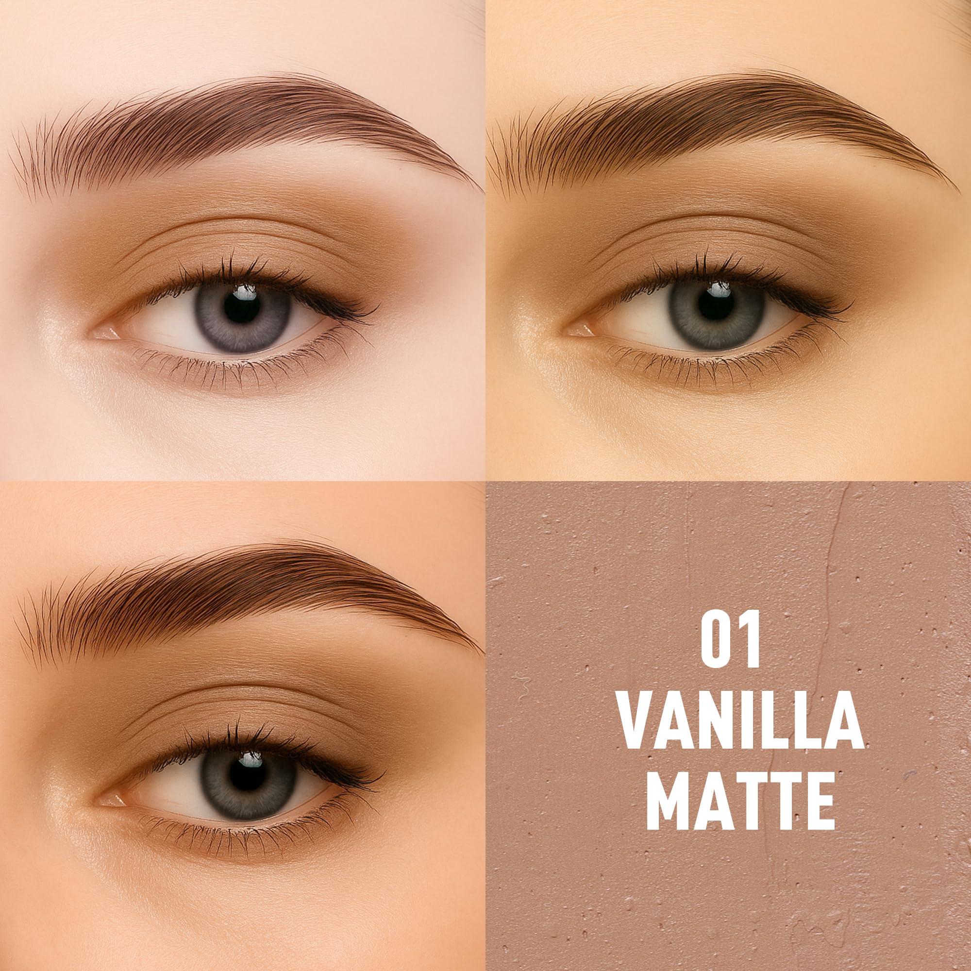 FV eyeshadow stick application on lid demonstrates silky glide and even color payoff.
