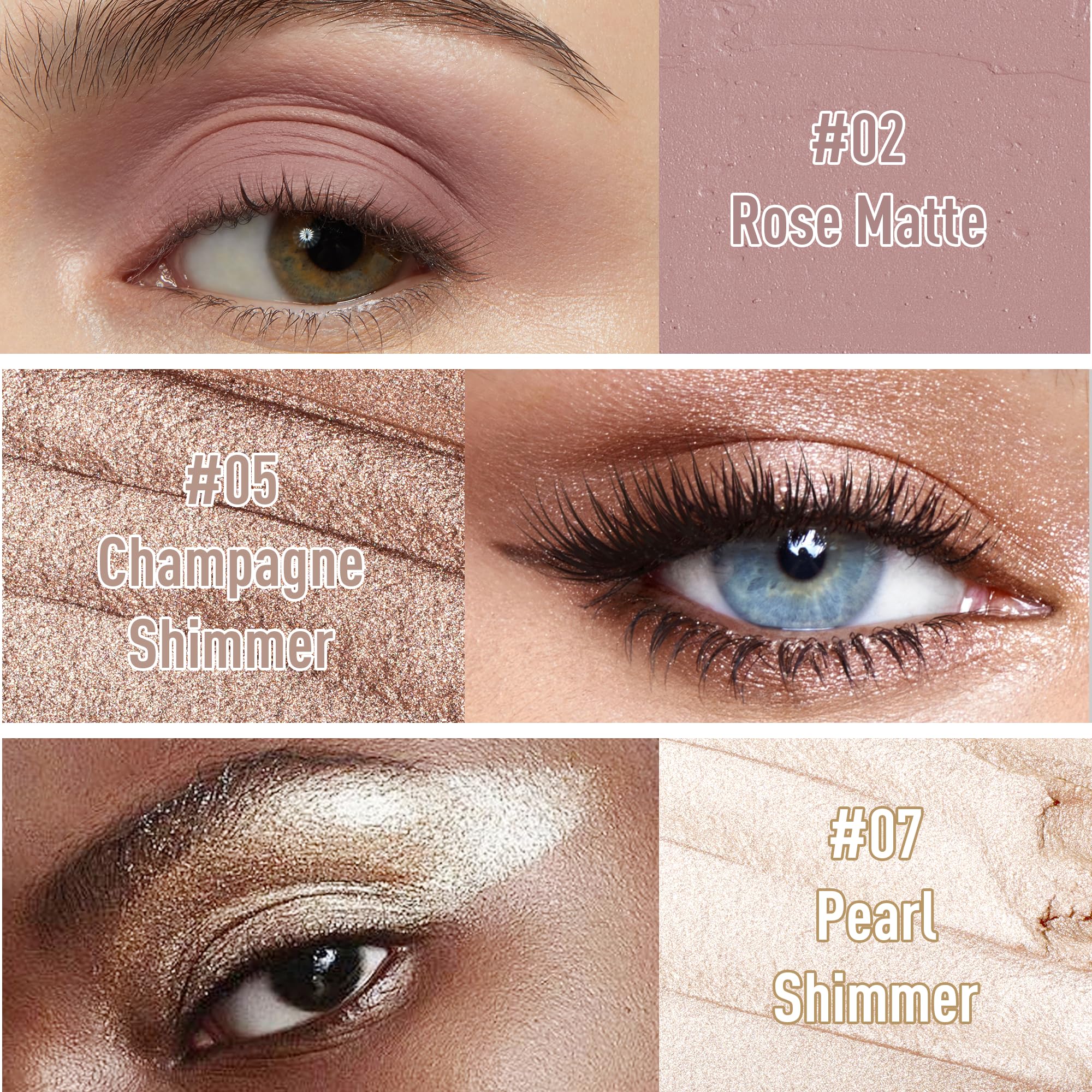 FV Eyeshadow Stick Duo dual-ended applicator demonstrate versatility
