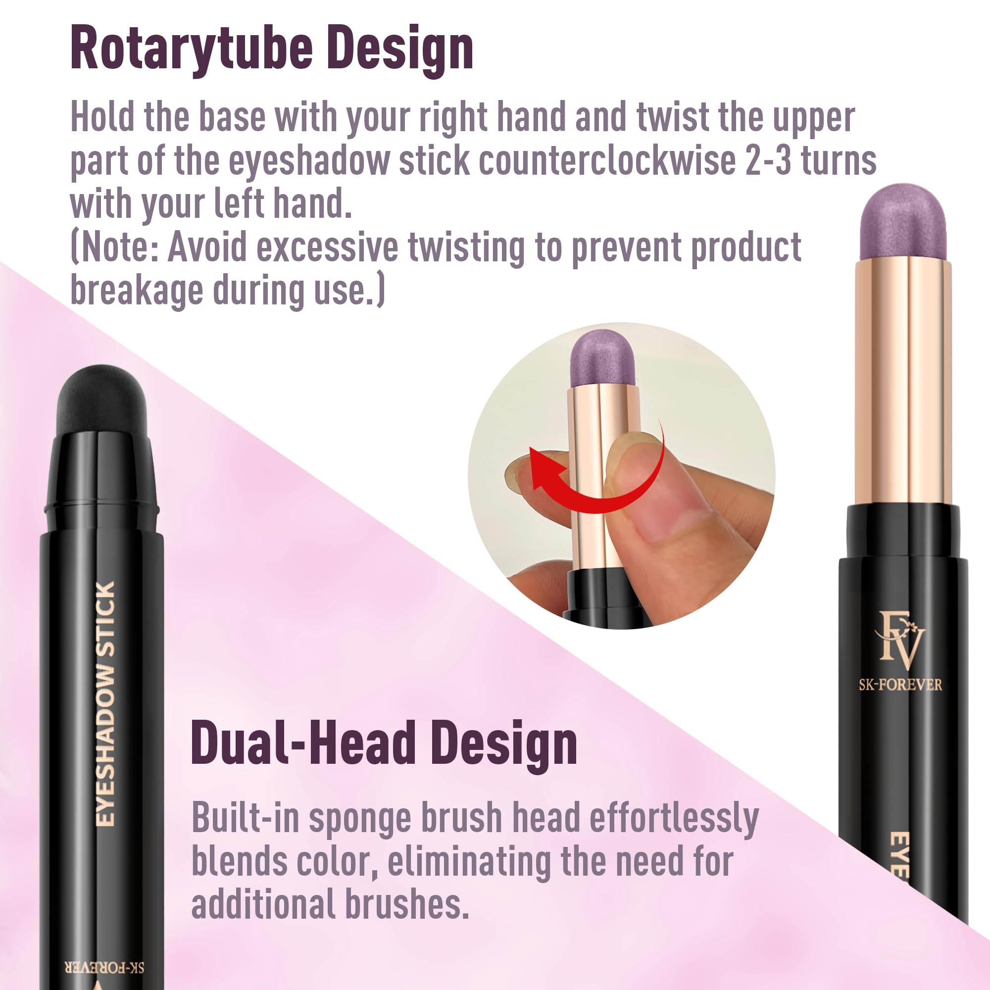 FV High-pigment stick used as liner for defined eyes