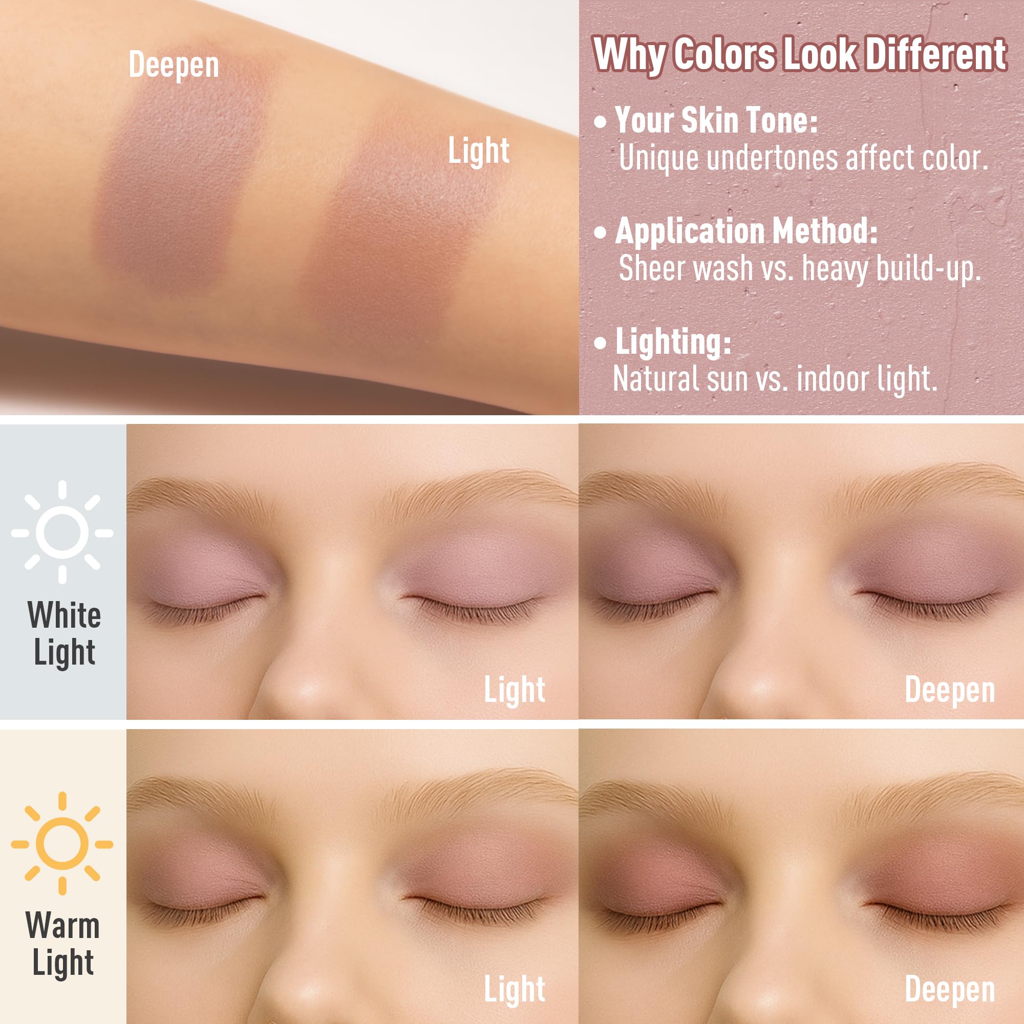 FV Rose Matte with precise application for targeted color