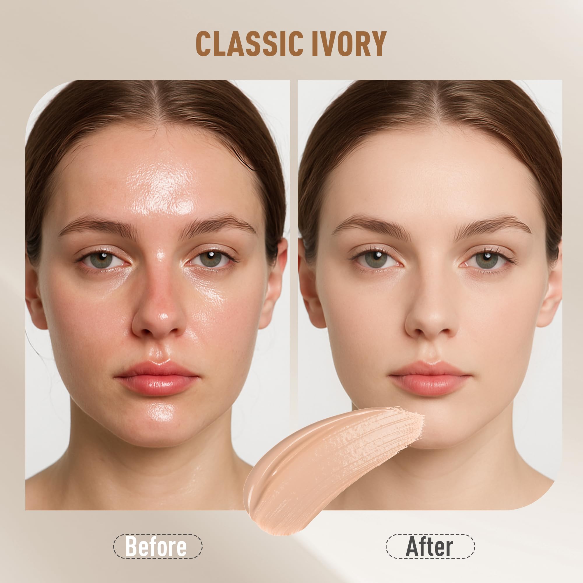 FV Foundation bottle with pump demonstrates easy, mess-free daily use