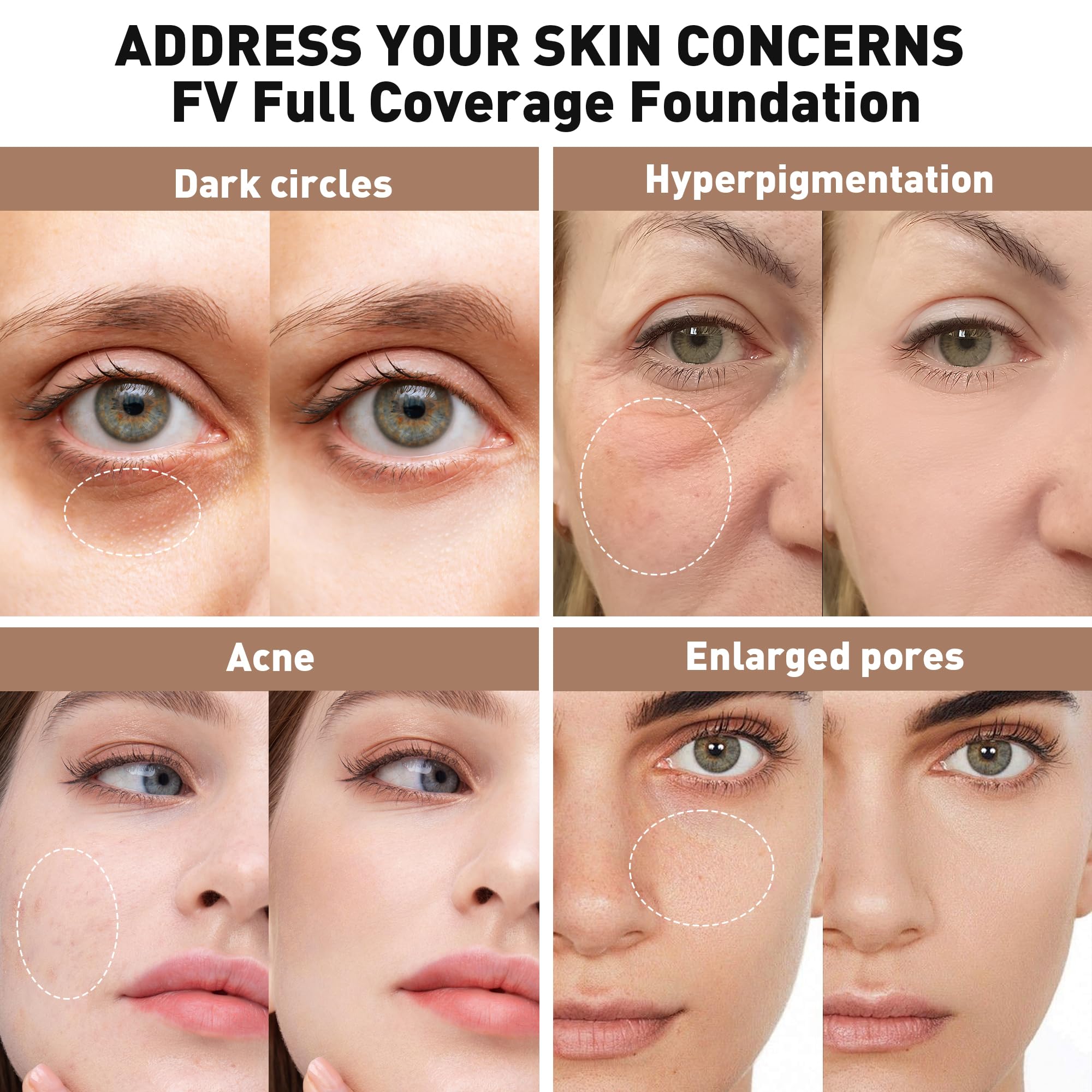 FV Full Coverage Foundation buildable-coverage texture lets you morph coverage.