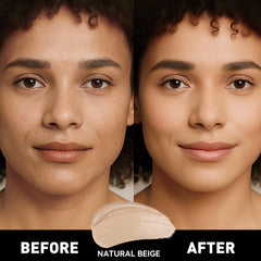 FV Full Coverage Foundation hydration-lock bottle highlights lasting moisture.