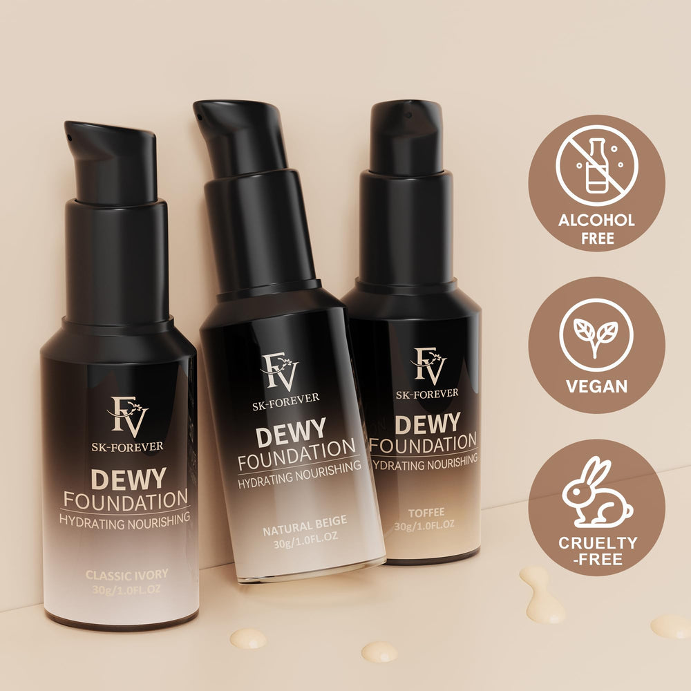 FV Full Coverage Foundation longevity supports 15-hour wear with radiant look.