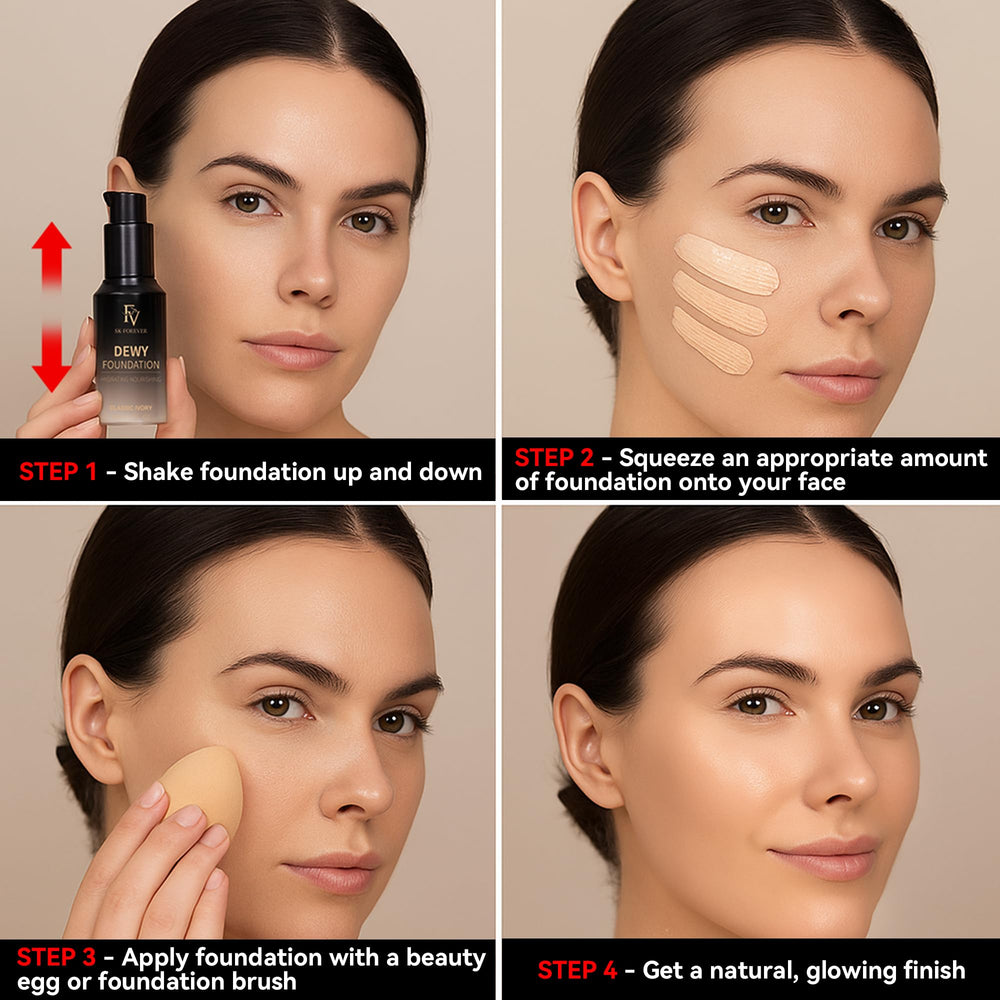 FV Full Coverage Foundation packaging travel-friendly to minimize leaks.