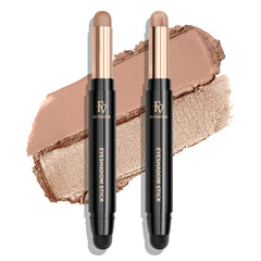 FV waterproof eyeshadow stick duo in vanilla matte for precise daytime looks.