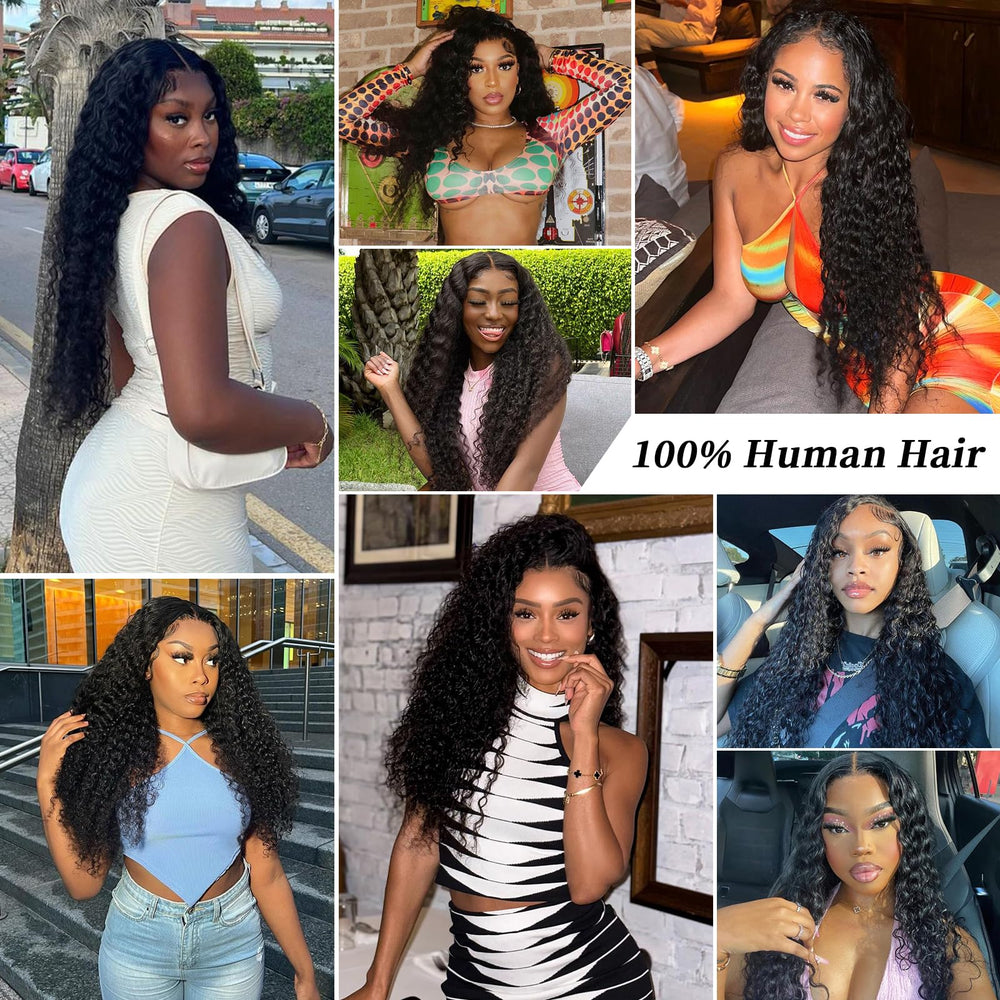 Fvocani versatile human hair wig for parties, weddings, daily wear.