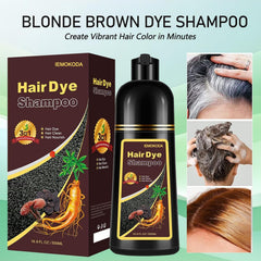 Application scene on dry hair showing 15–25 minute dye action