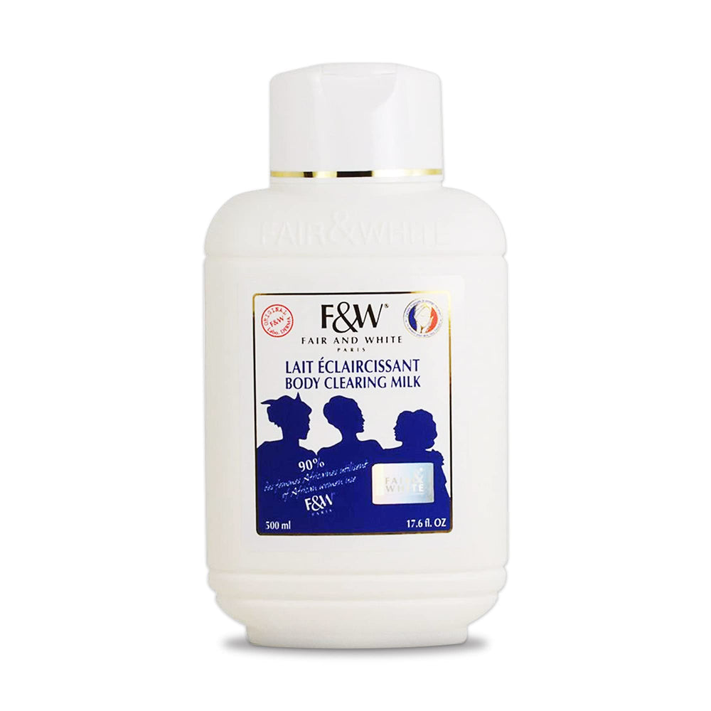 F&W Original Body Clearing Milk bottle for easy nightly hydration.
