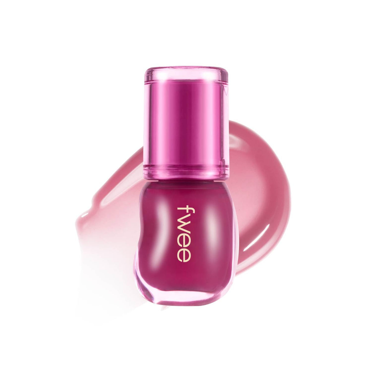 Fwee 3D Voluming Gloss Currant bottle with long lasting shine.