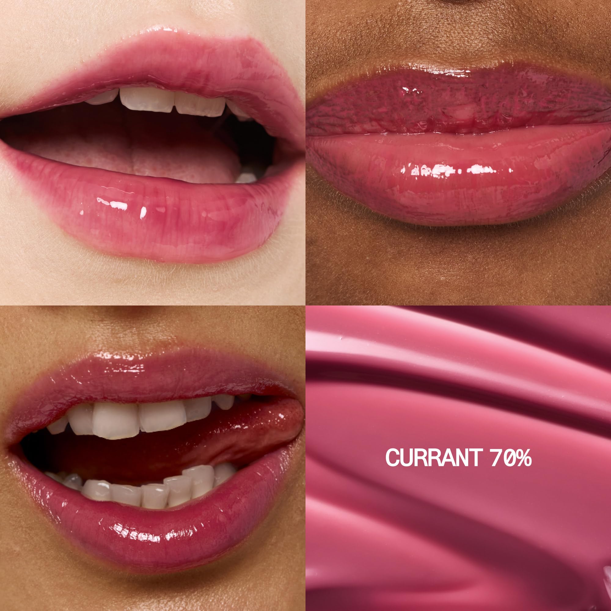 Fwee 3D Voluming Gloss Currant 70% tube with branding ready for precise application