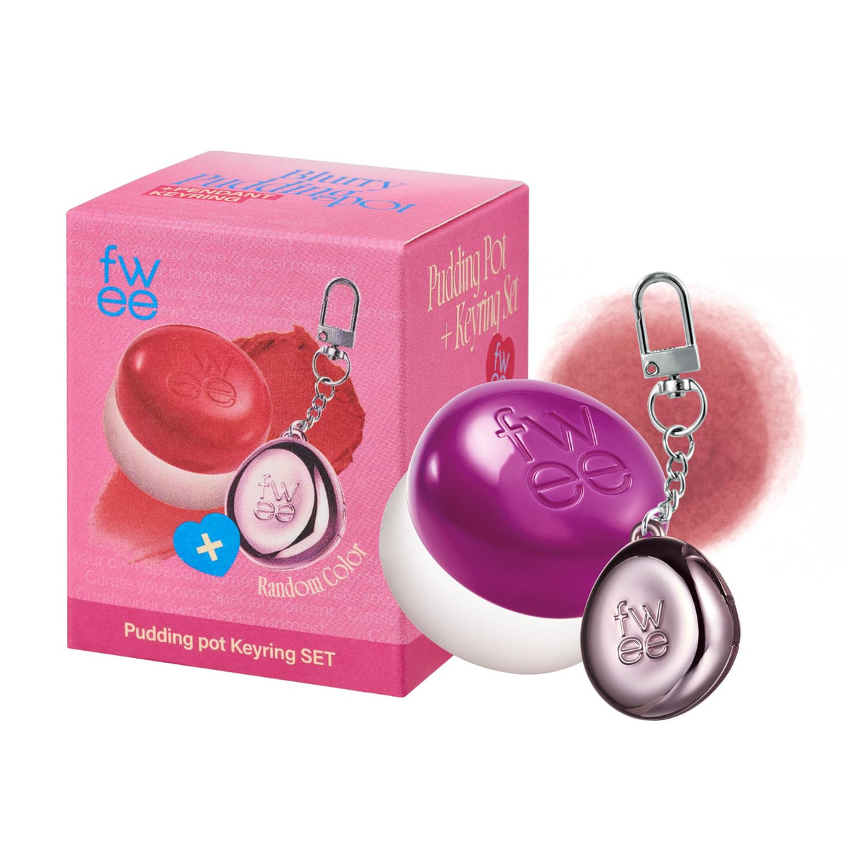Fwee Blurry Pudding Pot front view packaging designed for on-the-go look adjustments.
