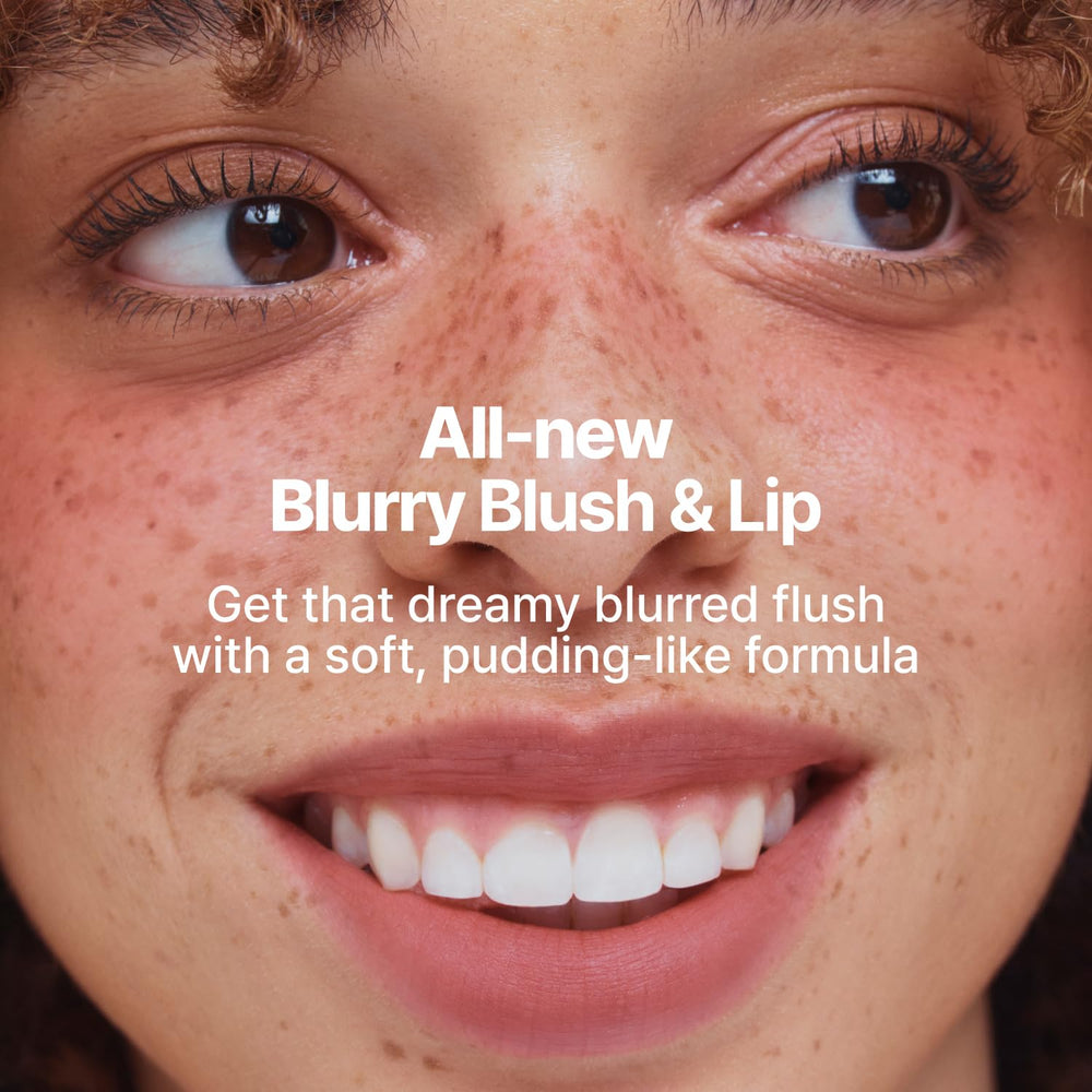 Lip swatch showcasing pudding pigment for a long lasting look