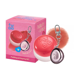 Fwee Blurry Pudding Pot Set product showcases soft, portable makeup duo for effortless touch-ups.