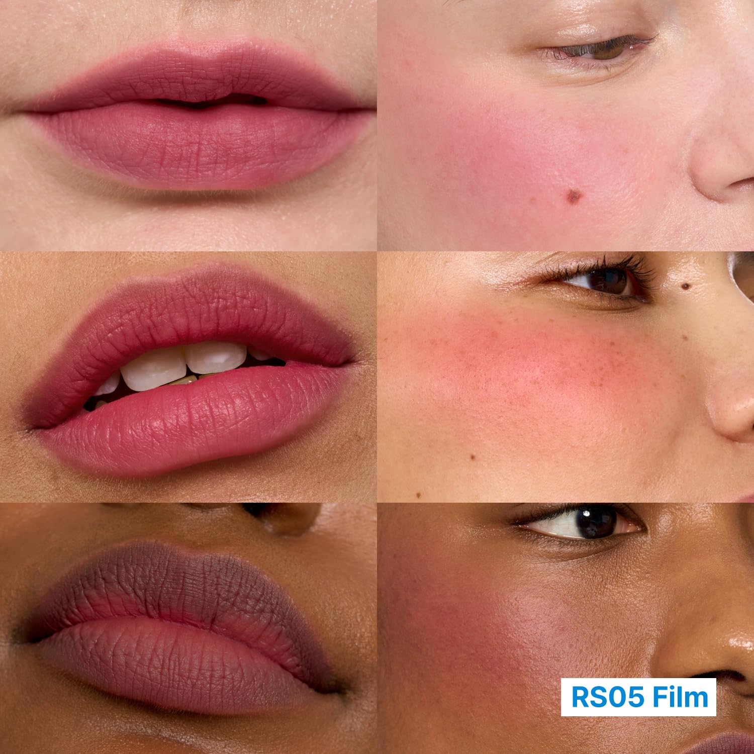 fwee Blurry Pudding Pot swatches in Rosy Mauve showing buildable color.