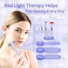 Fxtiaa bâton lumière bleu autour des yeux pour réduire la fatigue