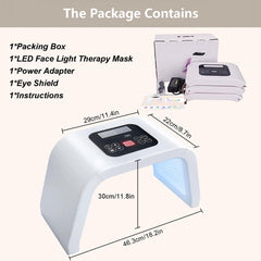 Fxtiaa LED Face Tool color modes panel, seven color options for customization