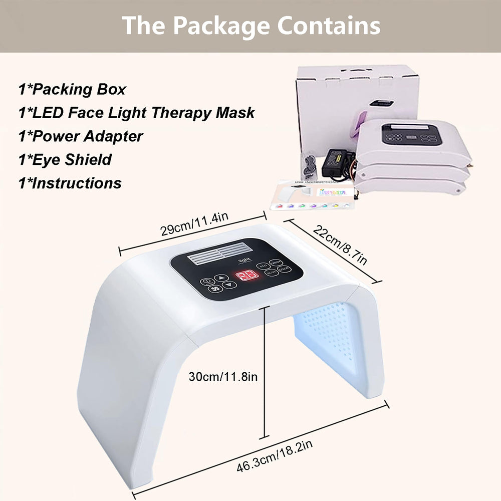 Fxtiaa LED Face Tool portable design, compact for home use on the go