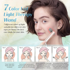 Fxtiaa Led Face Wand blue light therapy for clearer skin