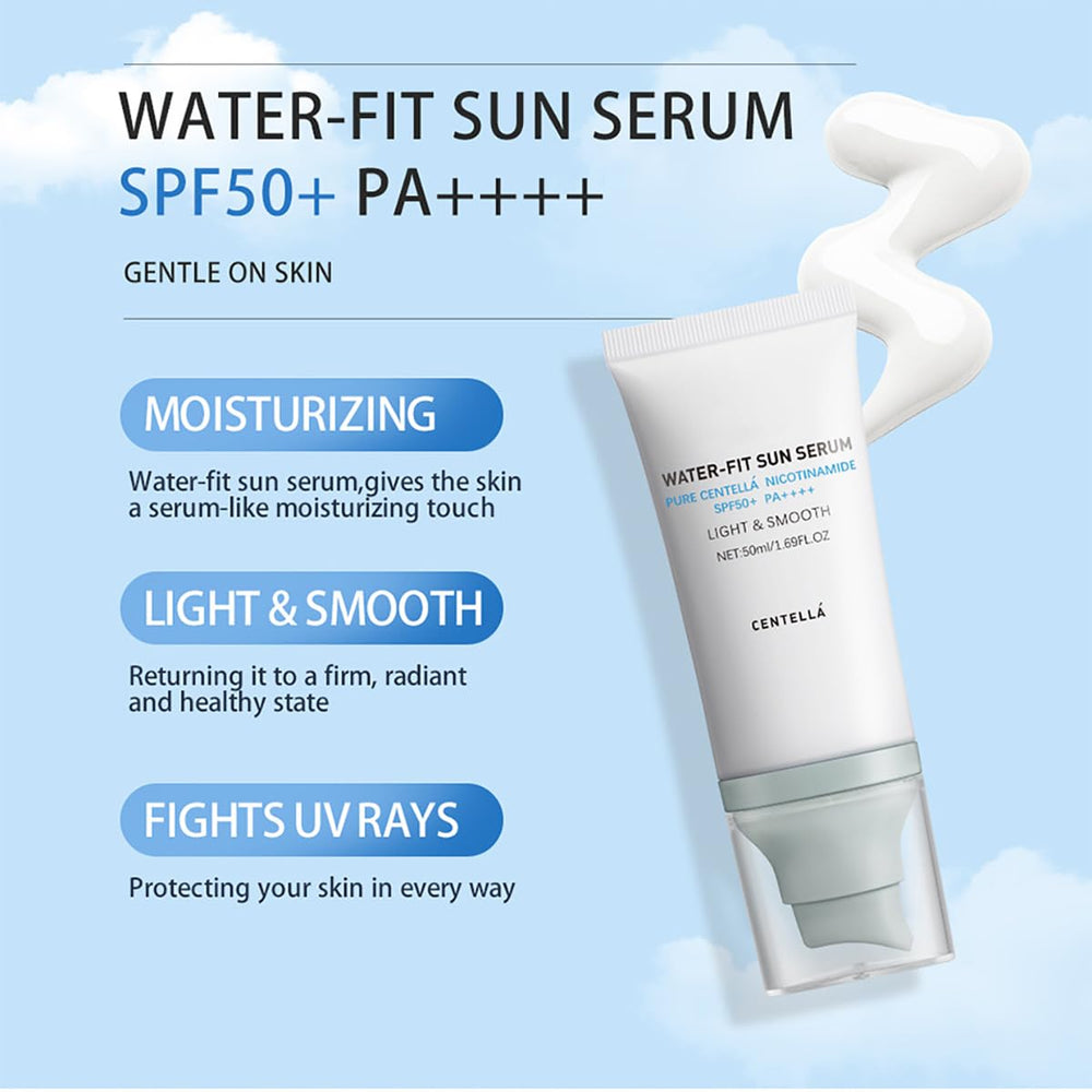 Back label close-up of FYEBOO Cen-tella sunscreen