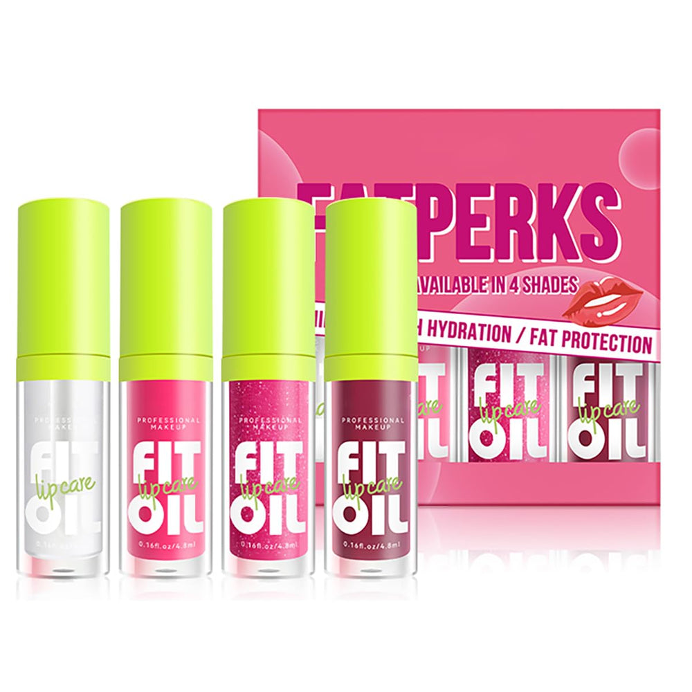 FYEBOO hydrating lip oil bottle provides deep moisture and natural shine.