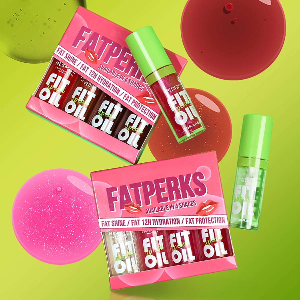 FYEBOO lip oil collection on display for easy browsing and gifting.