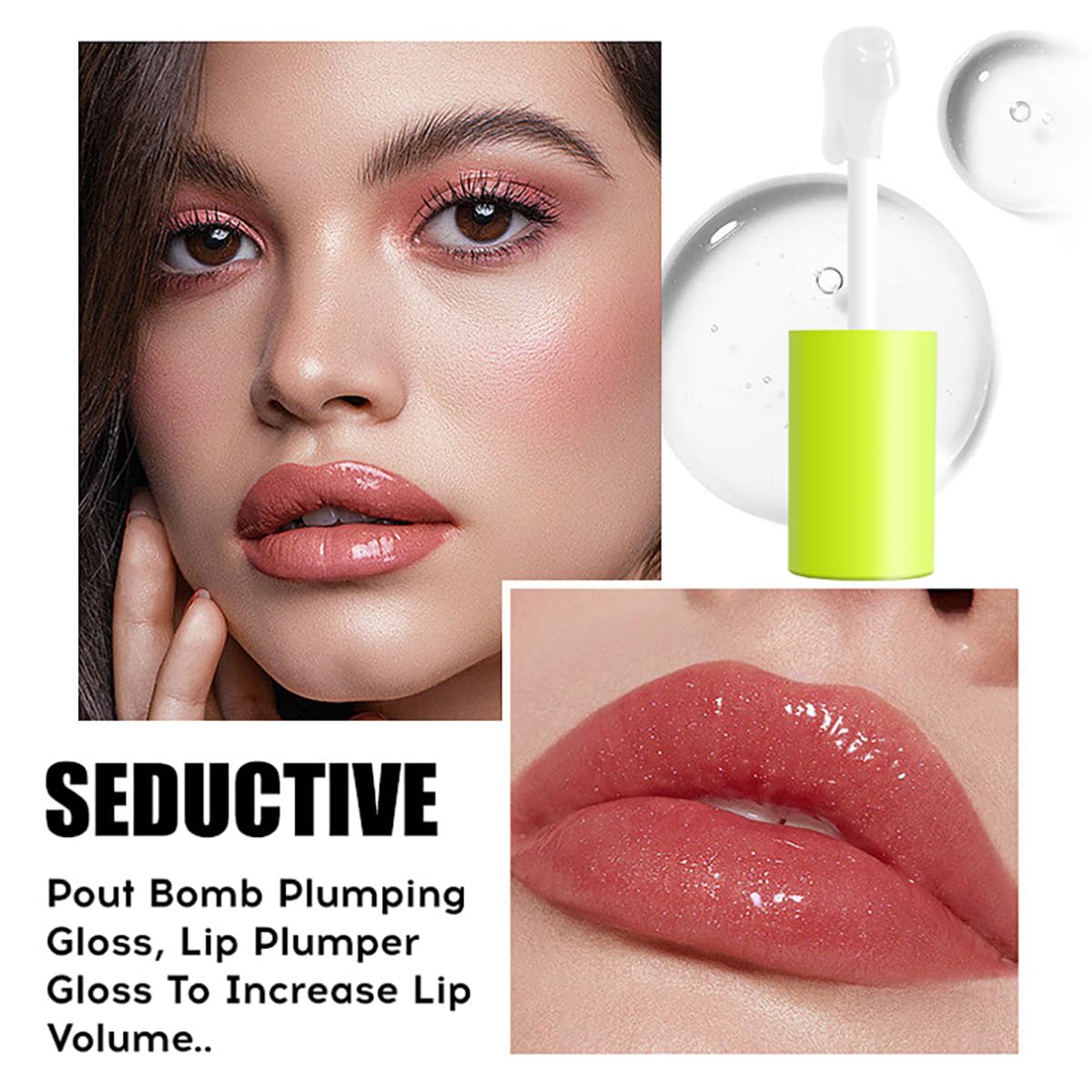 FYEBOO lip oil colors swatches offering eight versatile shades.