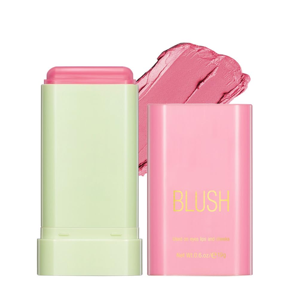 FYEBOO Shy Pink blush stick packaging highlights easy portability for on-the-go use.