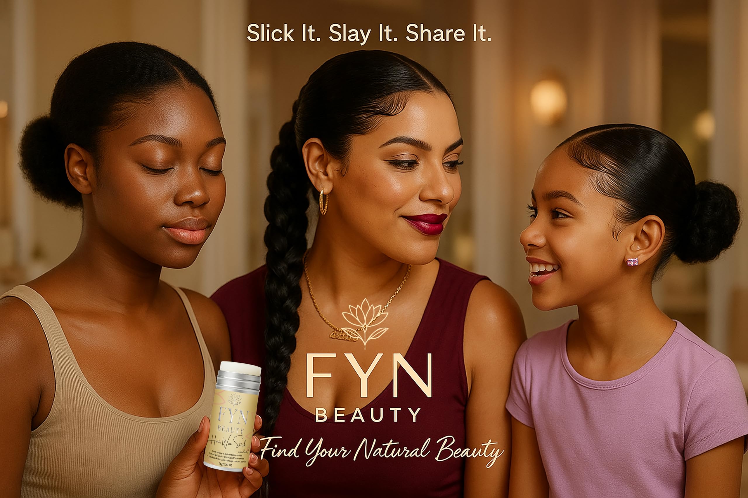 FYN Beauty Hair Wax Stick suits dance recitals with sleek edge control.