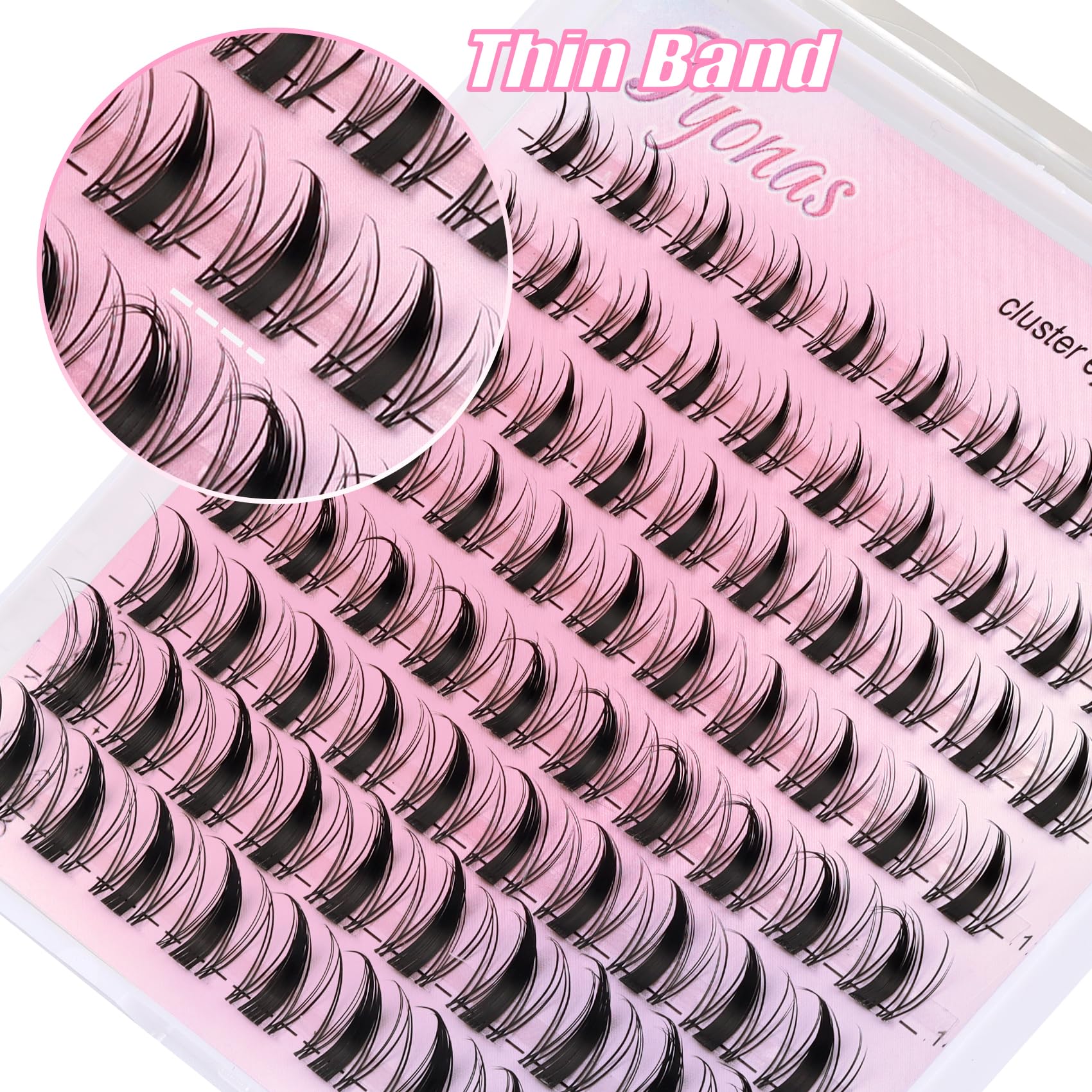 Fyonas wet-look lashes provide a glossy, photo-ready finish