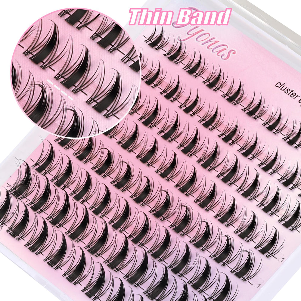 Fyonas wet-look lashes provide a glossy, photo-ready finish