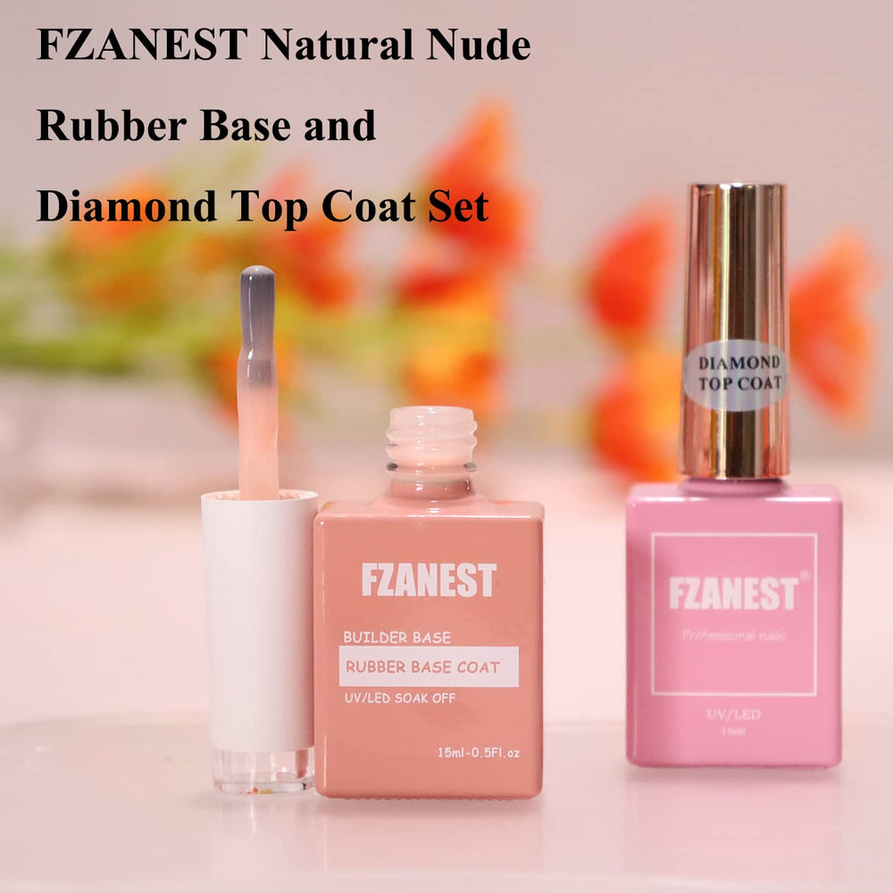 FZANEST Diamond Top Coat delivers a mirror-like gloss and protective finish.