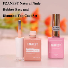 FZANEST Diamond Top Coat delivers a mirror-like gloss and protective finish.